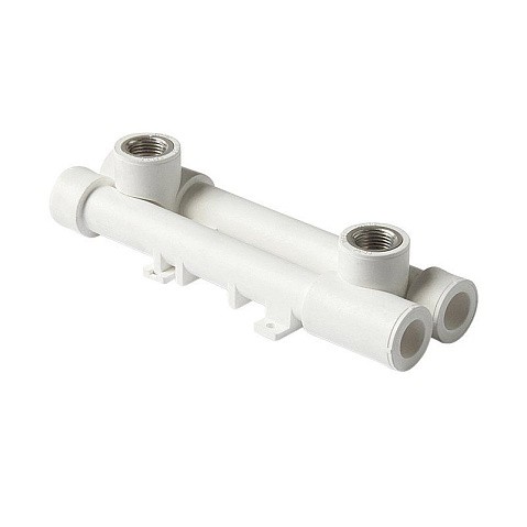 Комплект универсальный настенный ПП 20-1/2'' PN 25 с внутренней резьбой белый Pro Aqua PA60008 купить в Краснодаре | "Проконсим"