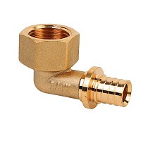 Угольники латунные для PEX-PEX труб DN 16-32 PN 16 под надвижную гильзу MVI SF.431 купить в Краснодаре | "Проконсим"