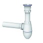 Сифон для умывальника Unicorn А210, 40х40 прямой отвод, 1 1/2'' х40 чаша из нержавеющей стали купить в Краснодаре | "Проконсим"