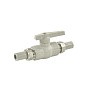 Краны шаровые ПП DN 20-32 PN 25 с двусторонним разъемным соединением серые Valfex купить в Краснодаре | "Проконсим"