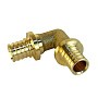 Угольник латунный для PEX труб 20-20 PN 16 S-2,8мм под надвижную гильзу Valfex VF.451.AF купить в Краснодаре | "Проконсим"