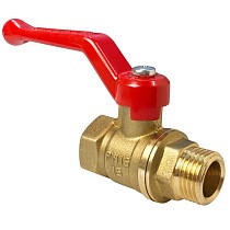 Краны латунные шаровые 11Б27фт1М DN 15-50 PN 25-40 рычаг муфта-штуцер Valfex.215.LR1 купить в Краснодаре | "Проконсим"
