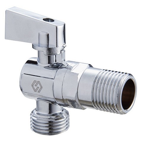 Краны латунные шаровые угловые MVI BV.463 DN 15-15 PN 10 штуцер бабочка купить в Краснодаре | "Проконсим"