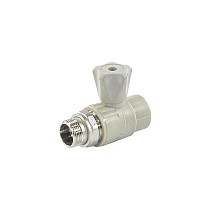 Краны шаровые ПП DN 20-25 PN 25 для радиатора прямые серые Valfex купить в Краснодаре | "Проконсим"