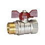 Кран латунный шаровой Temper 88.В-Н.12.Б DN 15 PN 40 бабочка муфта-штуцер купить в Краснодаре | "Проконсим"