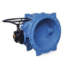 Затворы чугунные дисковые DN 100-1200 PN 10 фланцевые с 2-эксцентриситетами с редуктором FAF 3810 купить в Краснодаре | "Проконсим"