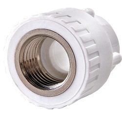  Муфта ПП 16-1/2'' PN 25 белая РВК 20415 (930659069) со склада Проконсим в Краснодаре