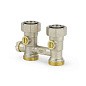 Узелы нижнего подключения VARMEGA VM138 DN20 прямой однотрубный 3/4''x3/4'' евроконус, с байпасом муфта-штуцер купить в Краснодаре | "Проконсим"