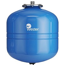 Гидроаккумуляторы для водоснабжения DN 20-25 PN 10 вертикальные голубые WESTER купить в Краснодаре | "Проконсим"