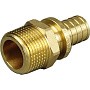 Муфты латунные для PEX труб DN 16-32 PN 10 под надвижную гильзу с наружной резьбой ONE PLUS купить в Краснодаре | "Проконсим"