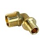 Угольник латунный для PEX труб 16-3/4'' PN 16 S-2,2мм под надвижную гильзу Valfex VF.453.AF купить в Краснодаре | "Проконсим"