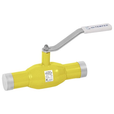 Краны шаровые газовые DN 15-100 PN 25-40 полнопроходные приварные Temper купить в Краснодаре | "Проконсим" Краны шаровые газовые DN 15-100 PN 25-40 полнопроходные приварные Temper купить в Краснодаре | "Проконсим"