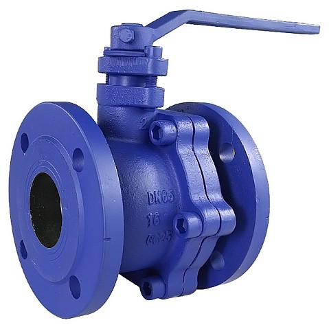 Кран шаровой полнопроходной DN 200 PN 16 чугунный фланцевый 400мм уплотнение PTFE с рукояткой РИДАН 082X4811R купить в Краснодаре | "Проконсим"