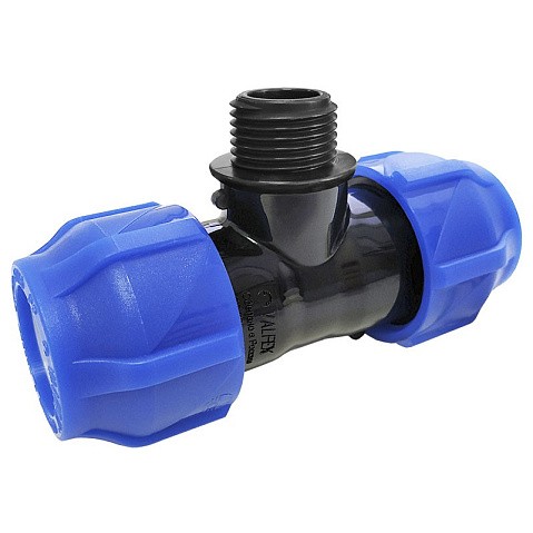 Тройник компрессионный переходной Valfex DN-50 PN-16 G-1 1/2'' НР купить в Краснодаре | "Проконсим"