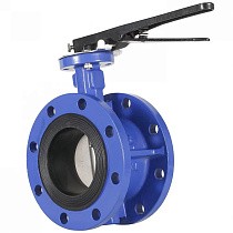 Затворы чугунные дисковые DN 50-200 PN 10(16) фланцевые с чугунным диском рычаг СибЗТА купить в Краснодаре | "Проконсим"