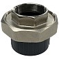 Муфта разборная НПВХ DN 32-1" PN 16 клеевая с внутренней латунной резьбой черная Aquaviva AQVBBD32F купить в Краснодаре | "Проконсим"