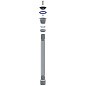Сифон гофрированный Unicorn D240, 40х50 гибкий отвод, 1 1/2'' х40 чашка из нержавеющей стали, 1500мм купить в Краснодаре | "Проконсим"