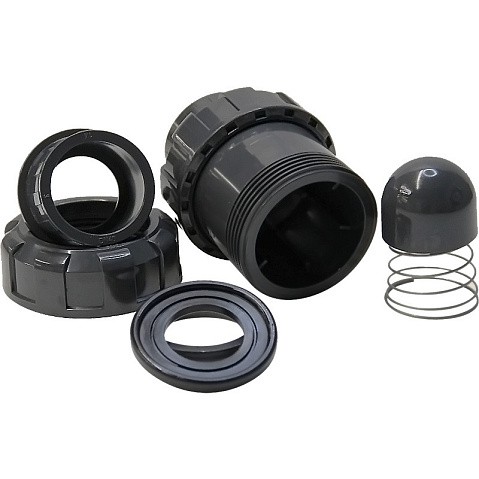 Клапан обратный пружинный НПВХ DN 75 уплотнение EPDM черный Aquaviva SHV075 купить в Краснодаре | "Проконсим"