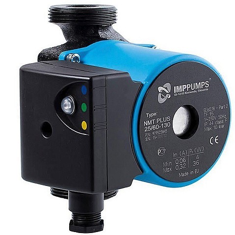 Насос циркуляционный с мокрым ротором NMT MINI PLUS 20/100-130 90Вт 1х220В с электронным упр. резьбовой PN10 110C IMP PUMPS купить в Краснодаре | "Проконсим"