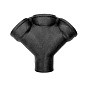 Крестовина ЧК (чугунная канализация) косая 45гр. Дн 50- 50- 50 купить в Краснодаре | "Проконсим"