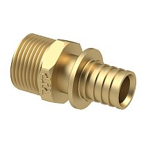 Муфты латунные для PEX труб DN 16-40 PN 16 под надвижную гильзу с наружной резьбой РосТурПласт купить в Краснодаре | "Проконсим"