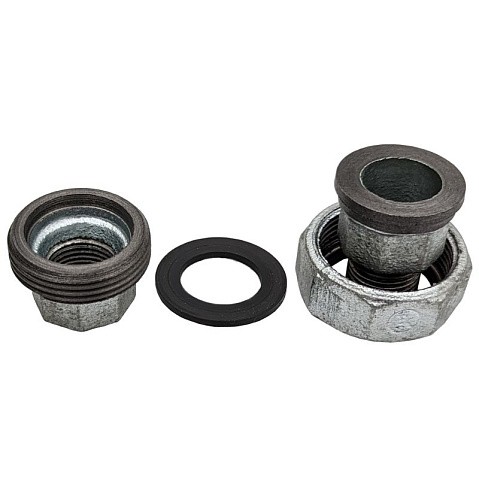 Американка чугунная оцинкованная DN40 PN16 м-шт с прокладкой Fittex Plus купить в Краснодаре | "Проконсим"