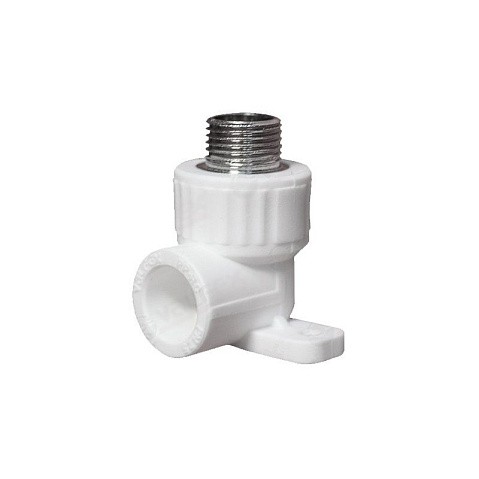 Угольник установочный ПП 25-1/2'' PN 25 белый VALFEX Pro купить в Краснодаре | "Проконсим"