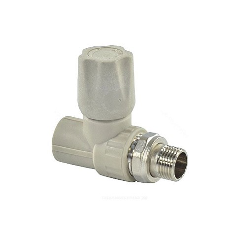 Вентиль для радиатора прямой VALFEX 25 PN 25 G-3/4'' серый купить в Краснодаре | "Проконсим"
