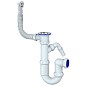 Сифон для мойки Unicorn Y441V, 1 1/2'' х40 без отвода, круглый перелив  с отводом для стиральной машины купить в Краснодаре | "Проконсим"