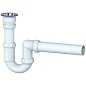 Сифон для умывальника Unicorn Y210, 40х40 прямой отвод, 1 1/2'' х40 чаша из нержавеющей стали купить в Краснодаре | "Проконсим"