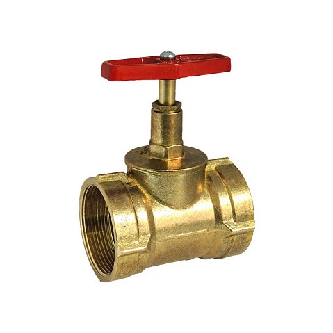 Клапан латунный пожарный прямой DN50 PN16 под газовый ключ муфта-муфта Цветлит купить в Краснодаре | "Проконсим"