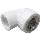 Угольник комбинированный ПП 20-3/4'' PN 25 с внутренней резьбой белый VALFEX  купить в Краснодаре | "Проконсим"