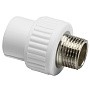 Муфта комбинированная ПП 20-1/2'' PN 25 с наружной резьбой белая VALFEX  купить в Краснодаре | "Проконсим"
