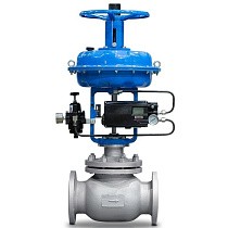 Клапаны стальные запорно-регулирующие DN 15-80 PN 4 с пневмоприводом МА-С-350-25-3-У1 без ручного дублера КПСР купить в Краснодаре | "Проконсим"