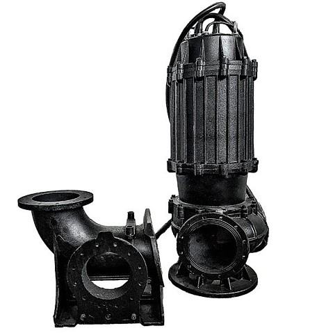 Насос канализационный CNP 50WQ10-10-0.75ACW(I) 0,75кВт 3х380В чугунный с автоматической трубной муфтой и режущим механизмом DN 50 кабель 9м 40гр. купить в Краснодаре | "Проконсим"