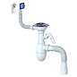 Сифон для мойки Unicorn В427, 40х50 гибкий отвод, 3 1/2'' х40 с отводом для стиральной машины, круглый и прямоугольный перелив купить в Краснодаре | "Проконсим"