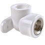 Угольник установочный ПП 20-1/2'' PN 25 белый РВК купить в Краснодаре | "Проконсим"
