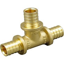 Тройники латунные для PEX-PEX труб DN 16-32 PN 10 переходные под надвижную гильзу ONE PLUS купить в Краснодаре | "Проконсим"