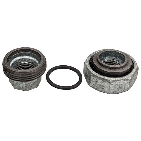 Американка чугунная оцинкованная DN40 PN16 м-м с прокладкой Fittex Plus купить в Краснодаре | "Проконсим"