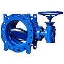 Затвор дисковый поворотный DN 1200 PN 10(16) фланцевый 2-эксцентриситетами диском из чугуна редуктор СибЗТА купить в Краснодаре | "Проконсим"