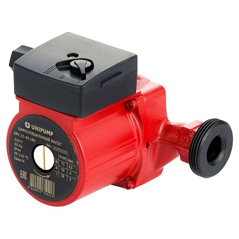 Насос циркуляционный с мокрым ротором UNIPUMP PN 10 110гр.UPC 25-40,L 180, 72Вт 1х220В 3х-скоростной резьбовой, 53843 купить в Краснодаре | "Проконсим"