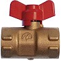 Кран латунный шаровой 11Б27п(М)2 DN 15 PN 16 трёхходовой под манометр G1/2''хG1/2'' муфта-муфта бабочка Пензапромарматура купить в Краснодаре | "Проконсим"