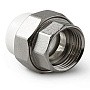 Муфта комбинированная ПП 25-1/2'' PN 25 разъёмная с внутренней резьбой белая Pro Aqua PA20012 купить в Краснодаре | "Проконсим"
