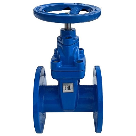 Задвижка чугунная 30ч39р DN 150 PN 10(16) с обрезиненным клином EPDM до 120гр. КНР купить в Краснодаре | "Проконсим" (101469030)