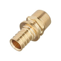  Муфта латунная под надвижную гильзу PEX-НР 25-1/2'' MVI SF.420.0604 (922102205) со склада Проконсим в Краснодаре