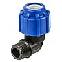 Угольник (отвод) компрессионный PN 16 для ПЭ DN 20-1/2'' обжимное-штуцер купить в Краснодаре | "Проконсим"