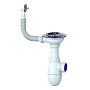 Сифон для мойки Unicorn В411, без отвода, 3 1/2'' х40 чаша из нержавеющей стали, круглый перелив купить в Краснодаре | "Проконсим"