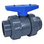 Краны шаровые НПВХ DN 20-110 PN 16 уплотнение EPDM/TPV Aquaviva купить в Краснодаре | "Проконсим"