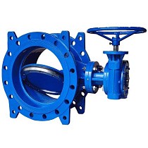 Затворы чугунные дисковые DN 200-1200 PN 10(16) фланцевые с 2-эксцентриситетами с чугунным диском редуктором СибЗТА купить в Краснодаре | "Проконсим"