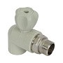 Краны шаровые ПП DN 20-25 PN 25 для радиатора угловые серые Valfex купить в Краснодаре | "Проконсим"